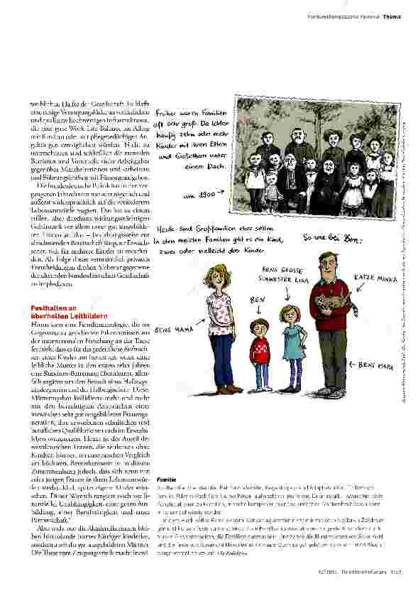 Vorschauseite 2: Vielfalt oder Familie auf dem Rückzug?