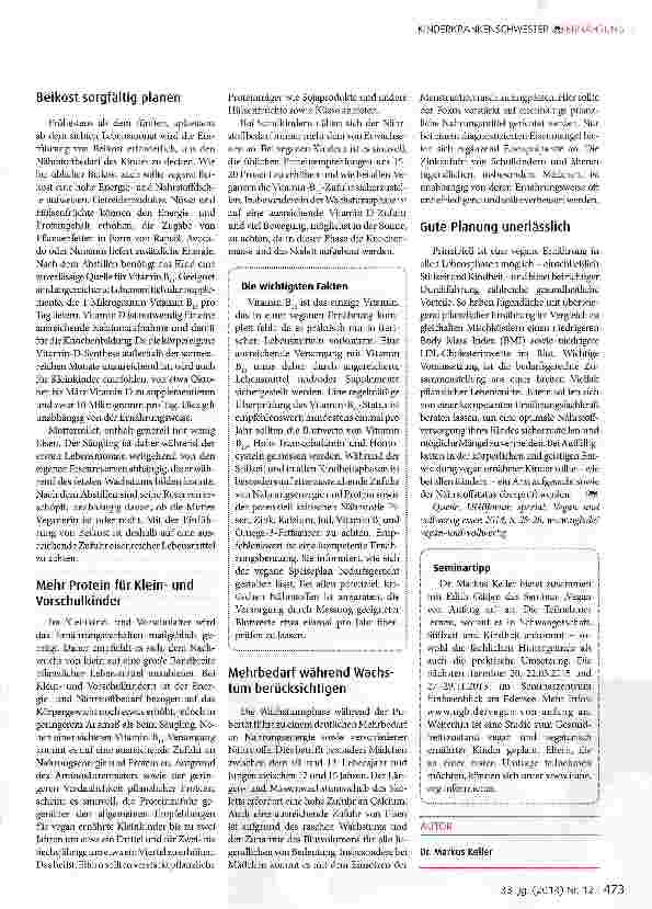 Vorschauseite 3: Vegane Kinderernährung