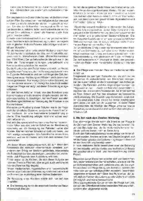 Vorschauseite 3: Ethik in der Pflege - Eigenverantwortung und/oder kulturelle Entbindung? Vortrag, Jahrestagung 14.4.94 (gekürzt)