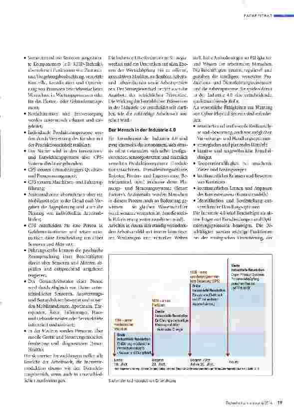 Vorschauseite 2: Industrie 4. 0 und Prävention
