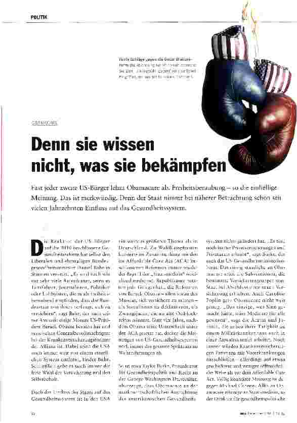 Vorschauseite 1: Denn sie wissen nicht, was sie bekämpfen