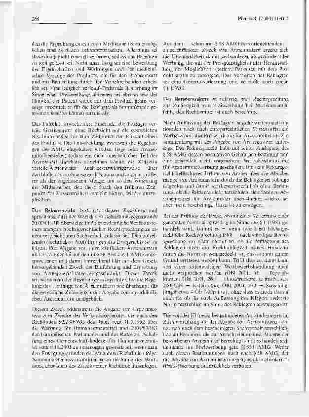 Vorschauseite 3: Zur Abgabe von ArztemusternFood and Drug Austria