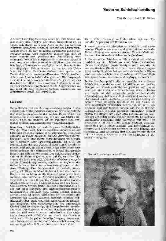 Vorschauseite 1: Moderne Schielbehandlung