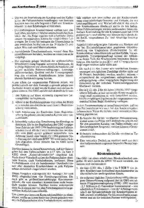 Vorschauseite 3: Konzept der BPflV weiter korrekturbedürftig Vorläufige Stellungnahme (Eckpunkte) der DKG zum Referentenentwurf der BPflV 95