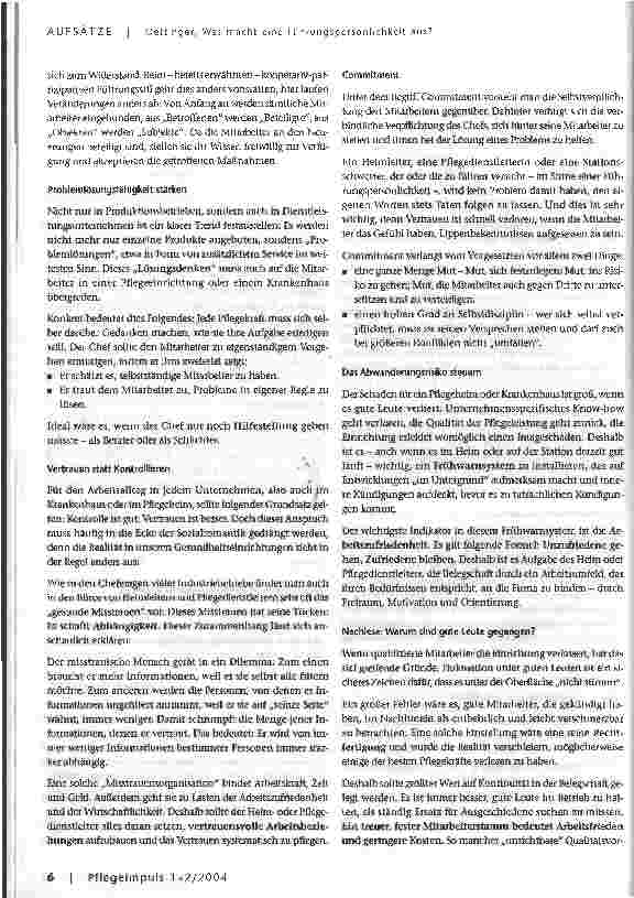 Vorschauseite 5: Was macht eine Führungspersönlichkeit aus?Wie Vorgesetzte sich zu guten Chefs entwickeln können