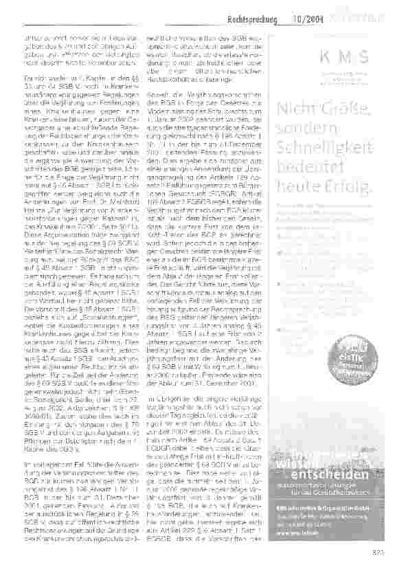 Vorschauseite 2: Verjährung von Krankenhausansprüchen