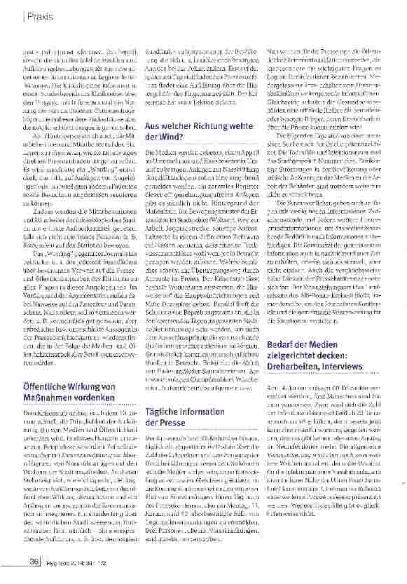 Vorschauseite 3: Kommunikationsmanagement am Beispiel des ersten großen Ausbruchs einer Legionelleninfektion in Deutschland