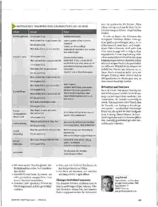Vorschauseite 2: Die Gesundheit pflegen