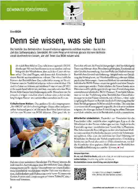 Vorschauseite 1: Denn sie wissen, was sie tun