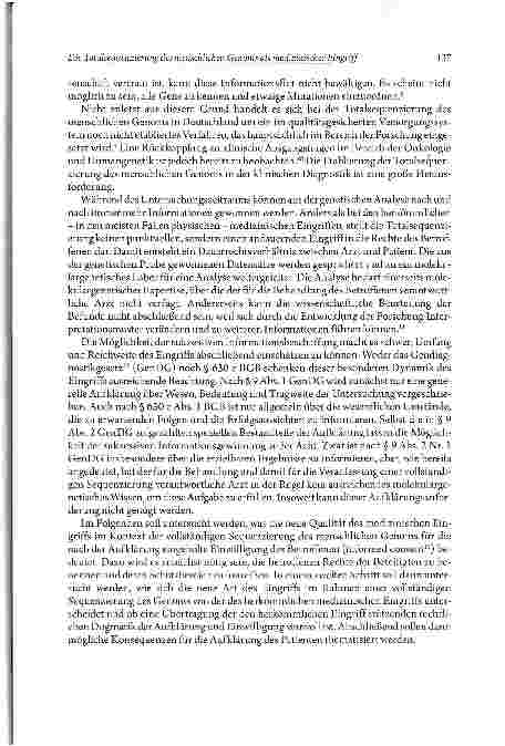 Vorschauseite 3: Die Totalsequenzierung des menschlichen Genoms als medizinischer Eingriff -Bewertung und Konsequenzen
