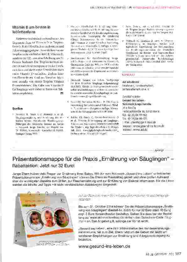 Vorschauseite 3: Warum brauchen Säuglinge zusätzlich Vitamin D?