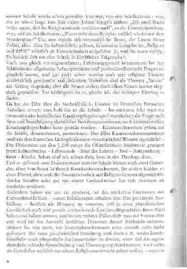 Vorschauseite 2: Problem des berufsethischen Unterrichts