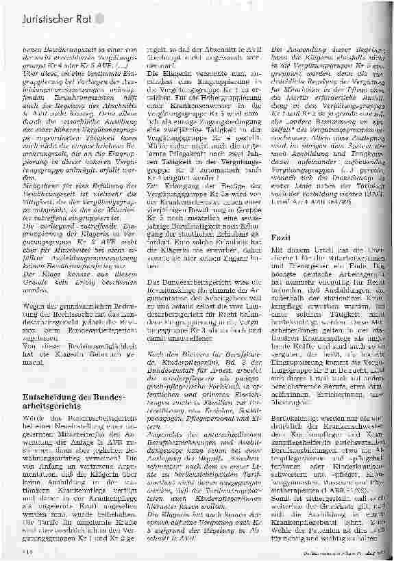 Vorschauseite 3: Gleiche Arbeit - gleicher Lohn? Vergütung von nicht examinierten Kräften in der stationären Krankenpflege