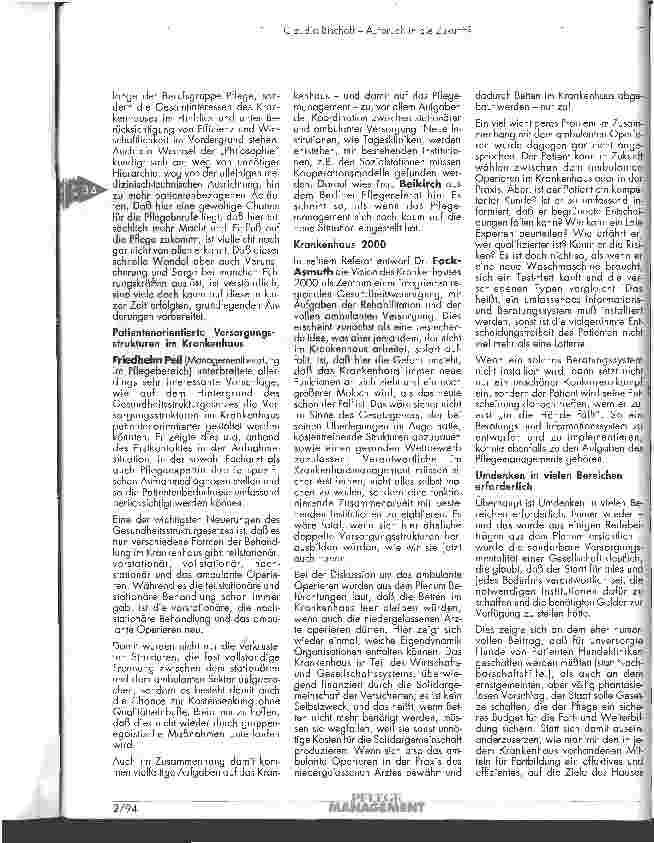 Vorschauseite 2: Aufbruch in die Zukunft? Impressionen vom BALK-Kongreß in Berlin