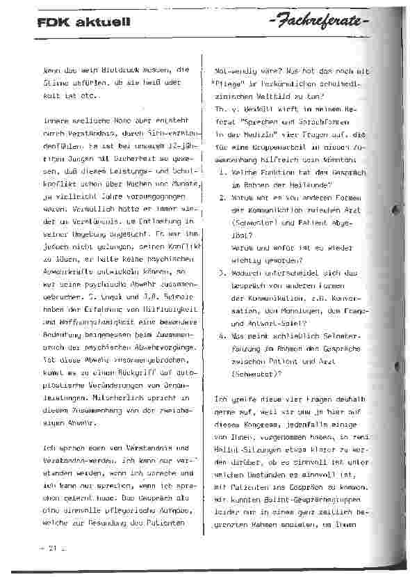 Vorschauseite 5: Die Einstellung zum Krankenpflegeberuf aus der Sicht des ärztlichen Psychotherapeuten