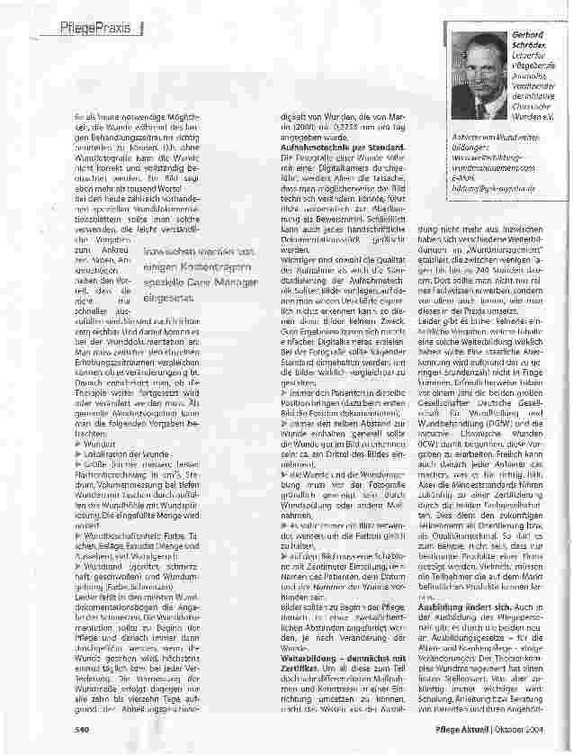 Vorschauseite 2: Wundversorgung in Zeiten knapper Kassen