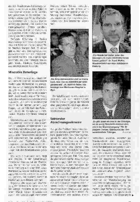 Vorschauseite 3: Den Krankenkassen ein schmackhaftes Angebot machenModernes Wundmanagement & Integrierte Wund-Versorgung