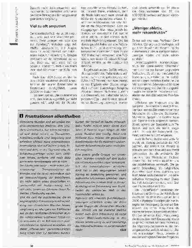 Vorschauseite 4: Den Krankenkassen ein schmackhaftes Angebot machenModernes Wundmanagement & Integrierte Wund-Versorgung