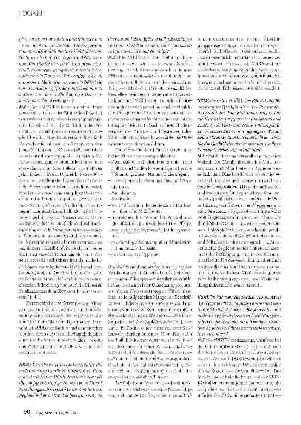 Vorschauseite 2: Zu aktuellen Strategien der Krankenhaushygiene