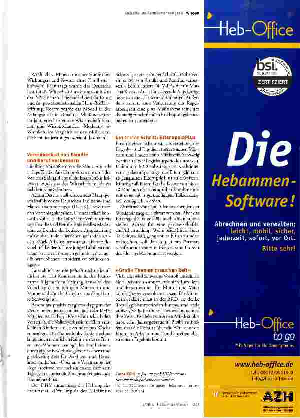 Vorschauseite 2: 32 Stunden für beide