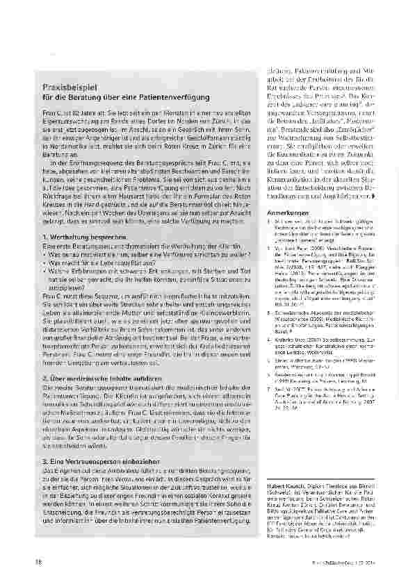 Vorschauseite 3: Hilfen zur informierten Entscheidung