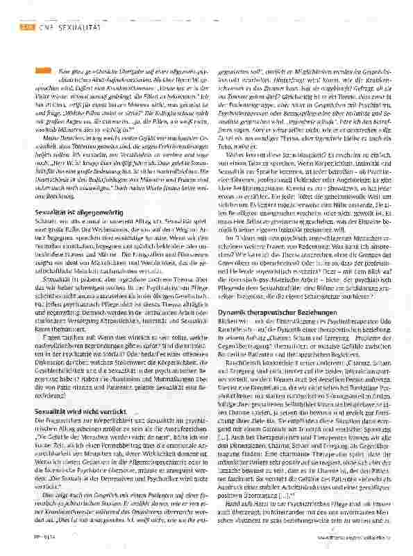 Vorschauseite 2: Einblicke in eine Tabuzone