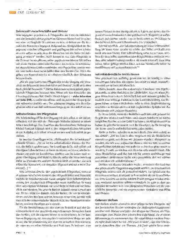 Vorschauseite 4: Einblicke in eine Tabuzone