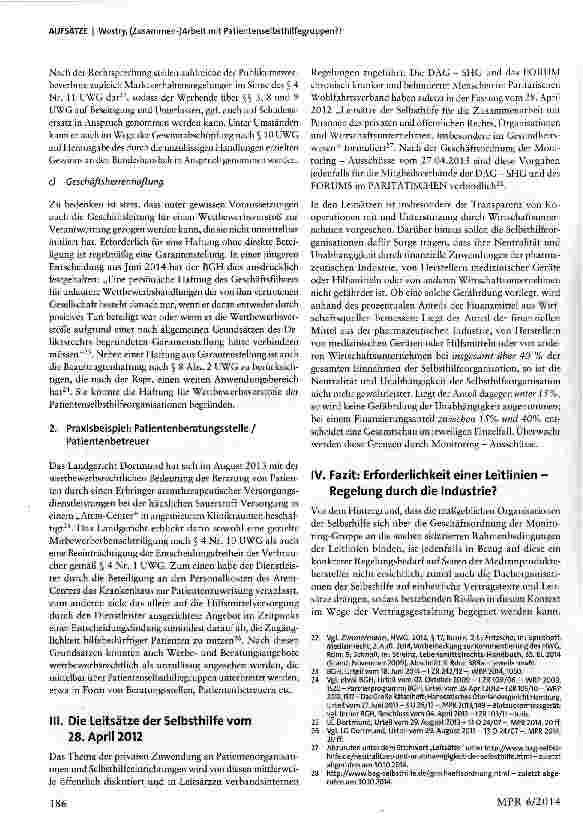 Vorschauseite 3: (Zusammen-)Arbeit mit Patientenselbsthilfegruppen? !