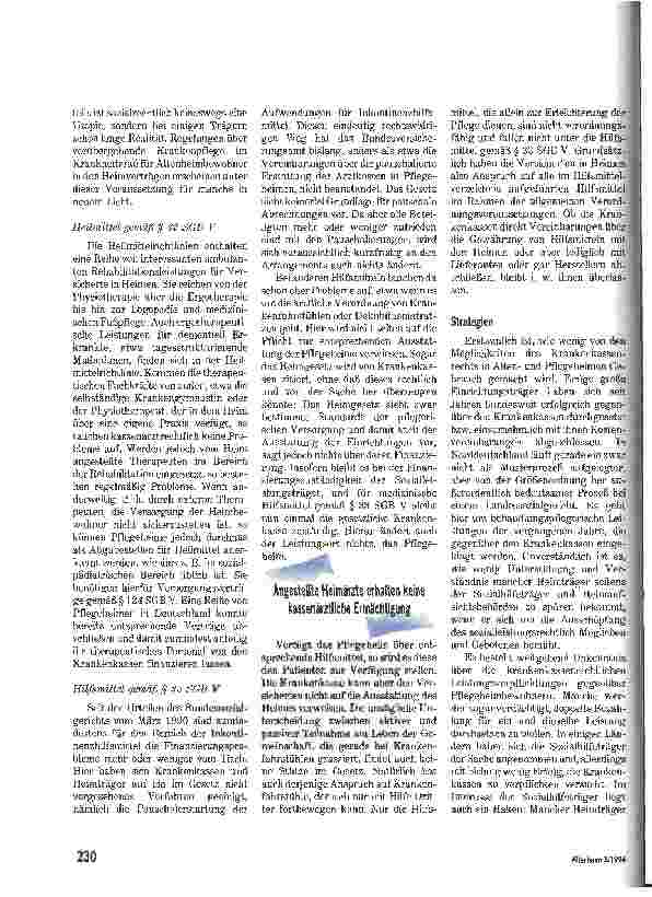 Vorschauseite 3: Viel ist noch nicht geschehen Eine Bestandsaufnahme zu Krankenkassenleistungen