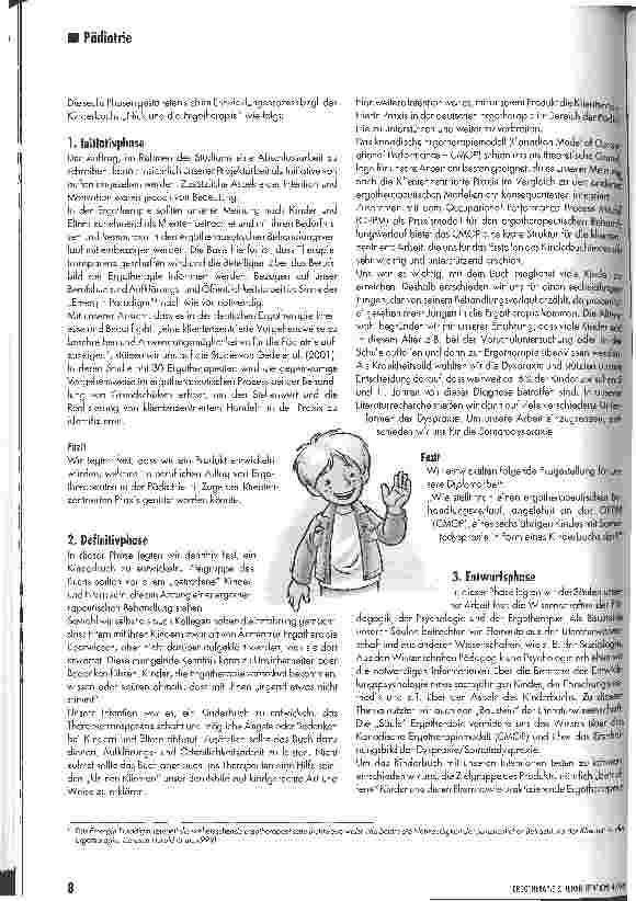 Vorschauseite 2: Nick und die Ergotherapie - die Geschichte zum Buch