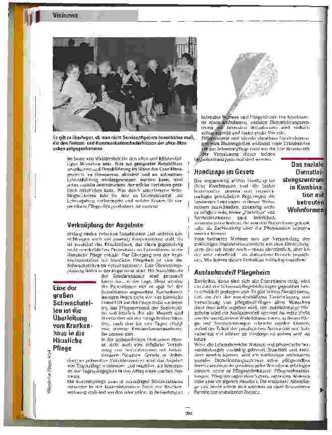 Vorschauseite 3: Die Zukunft beginnt jetzt Entwurf eines Modells Sozialstation der Zukunft