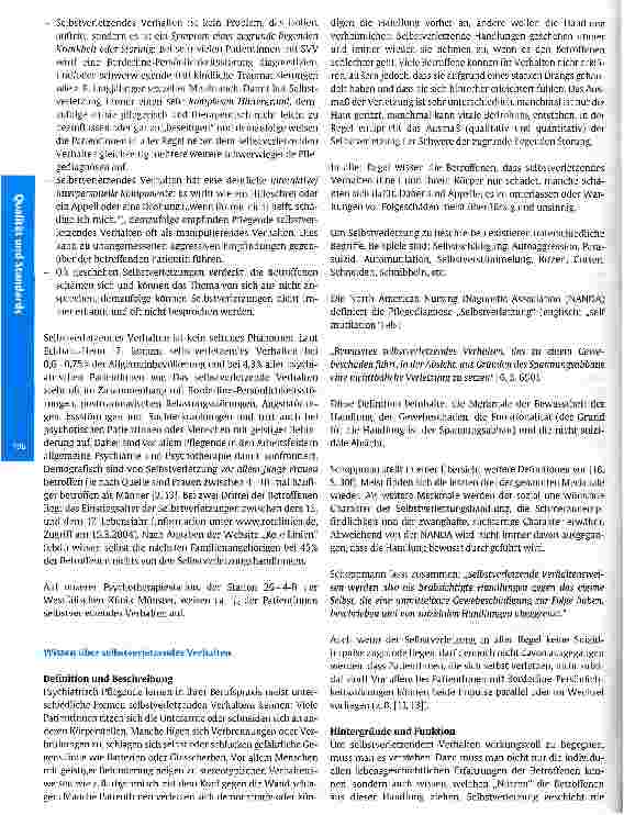 Vorschauseite 2: Pflegestandard selbstverletzendes Verhalten