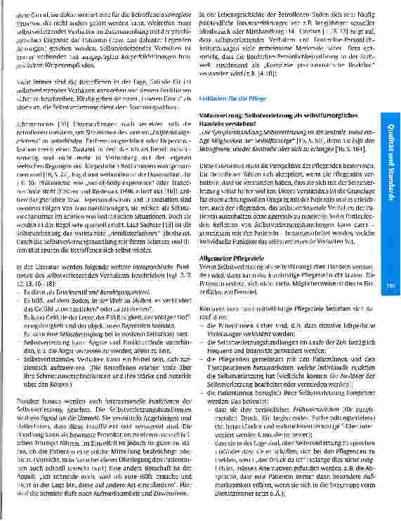 Vorschauseite 3: Pflegestandard selbstverletzendes Verhalten