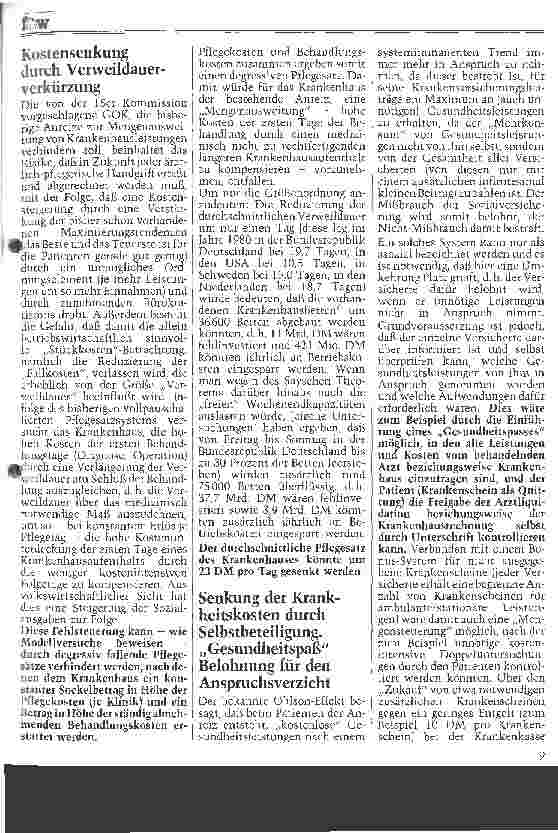 Vorschauseite 6: Das Krankenhaus braucht ein starkes Management Bessere Führungsstrukturen und Kooperation