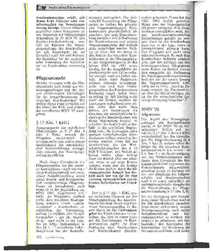 Vorschauseite 2: Zum Versorgungsauftrag des Krankenhauses