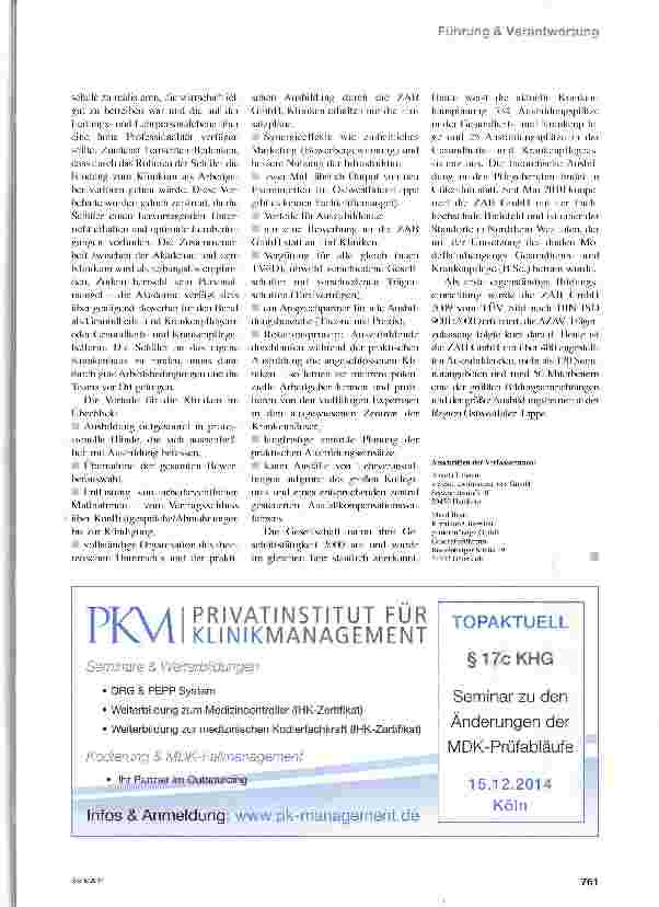 Vorschauseite 2: Ausbildung outgesourct