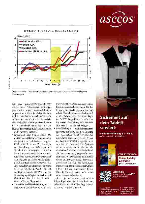 Vorschauseite 2: Mehr Arbeit, mehr Risiko?