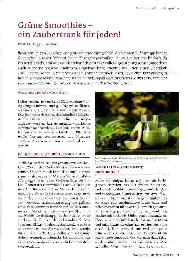 Vorschauseite 1: Grüne Smoothies -ein Zaubertrank für jeden!