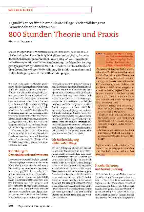 Vorschauseite 1: 800 Stunden Theorie und Praxis