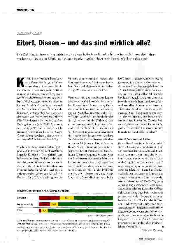 Vorschauseite 1: Eitorf, Dissen - und das sind wirklich alle?