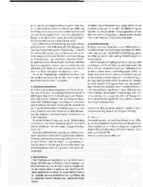 Vorschauseite 3: Qualitätsmanagement und Palliative-Care: das kleine 1x1 - wie fange ich morgen an?