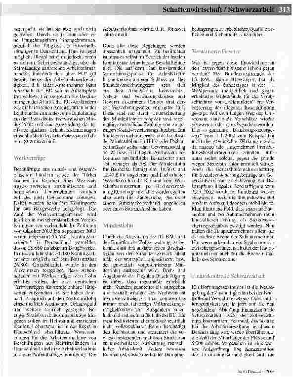 Vorschauseite 2: Illegal ist unsozial: Baubranche gemeinsam gegen Tarifbruch und Gesetzesverstöße