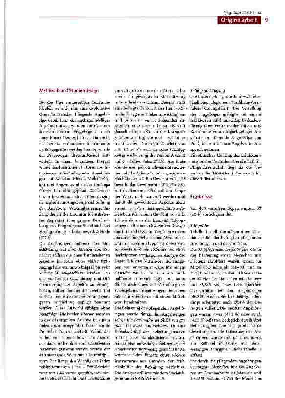Vorschauseite 3: Niedrigschwellige Betreuungsangebote für Menschen mit Demenz aus Sicht pflegender Angehöriger