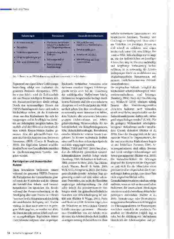 Vorschauseite 3: Gefährdungsbeurteilung psychischer Belastungen Teil 2 Instrumente zur Durchführung -die PREVA-Methodik