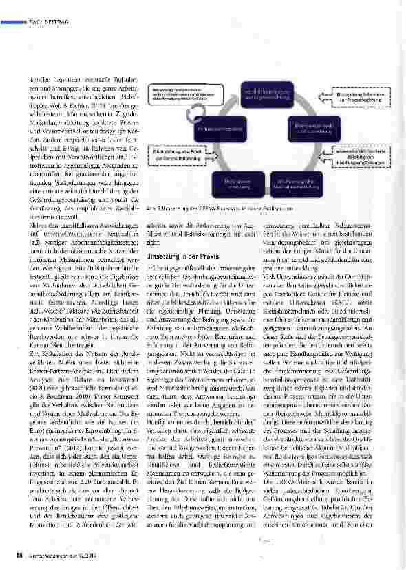 Vorschauseite 5: Gefährdungsbeurteilung psychischer Belastungen Teil 2 Instrumente zur Durchführung -die PREVA-Methodik