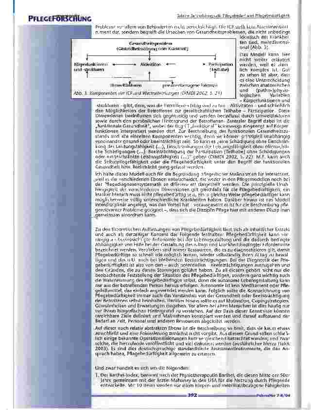 Vorschauseite 4: Pflegebedarf und PflegebedürftigkeitKonzeptentwicklung, Operationalisierung und Konsequenzen