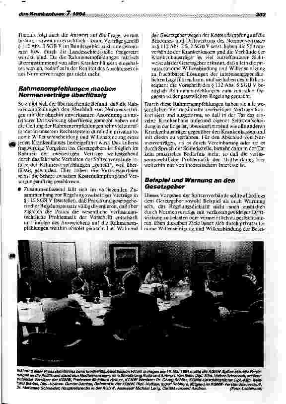 Vorschauseite 6: Das Krankenhaus zwischen Kostendämpfung und Versorgungsauftrag