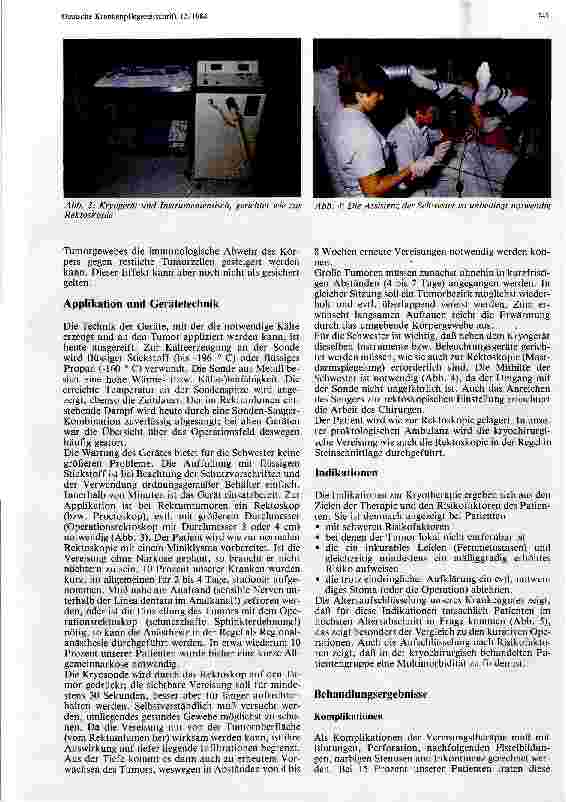 Vorschauseite 2: Kryochirurgie