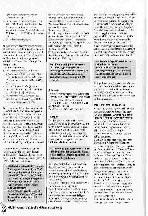 Vorschauseite 3: Schilddruse und Schwangerschaft