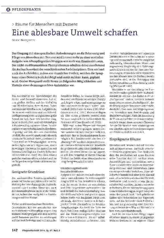 Vorschauseite 1: Eine ablesbare Umwelt schaffen